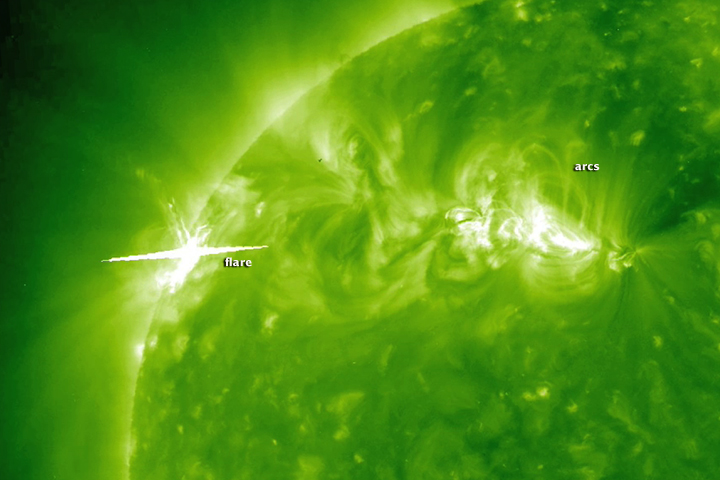 Solar Flare and Coronal Mass Ejection 2010-02-12