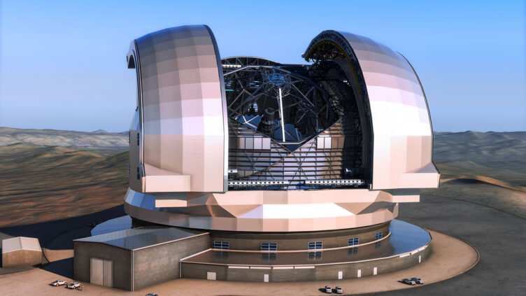 Extremely Large Telescope (ELT). Credit: ESO/L. Calçada.