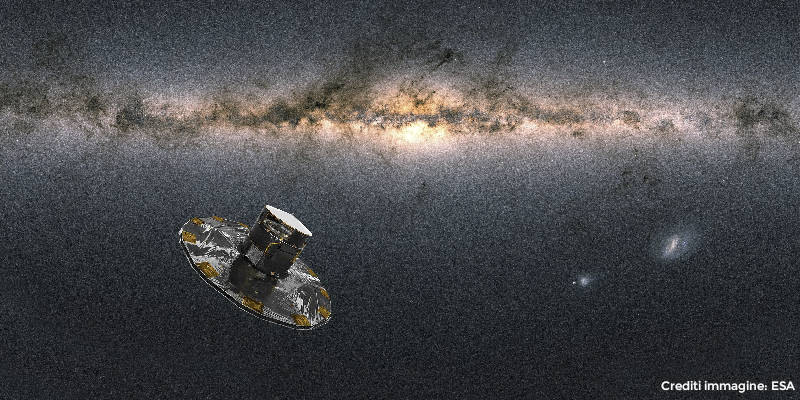 Rappresentazione artistica del satellite GAIA