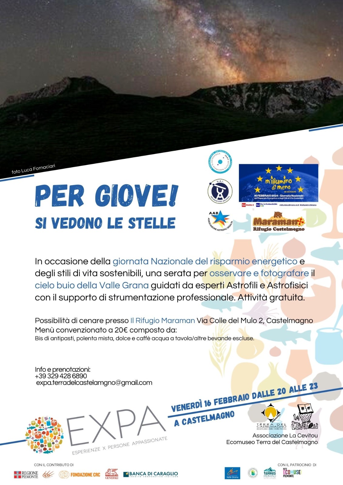 240216.PerGiove!SiVedonoLeStelle.locandina locandina evento