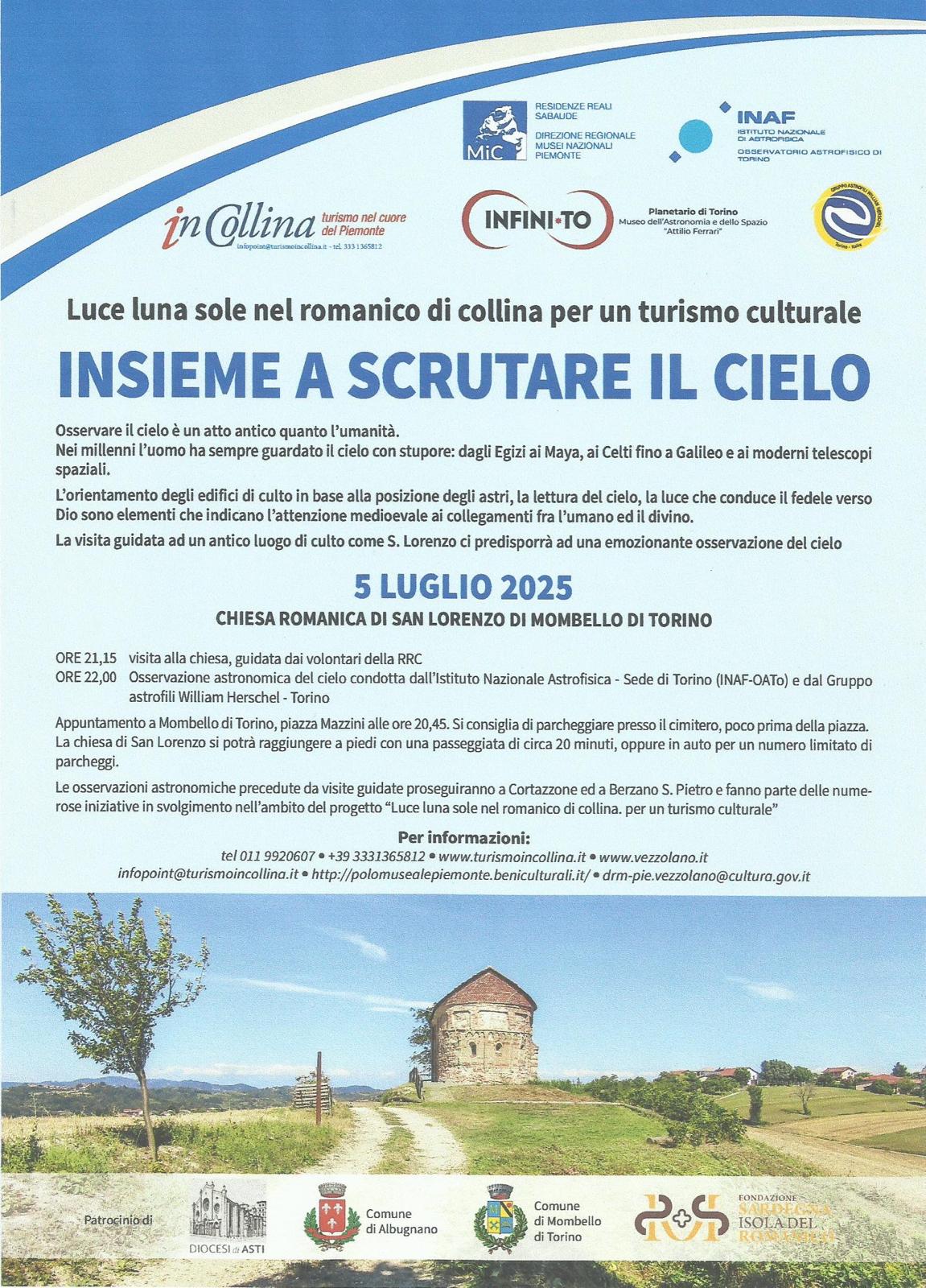 Locandina osservazione a Mombello
