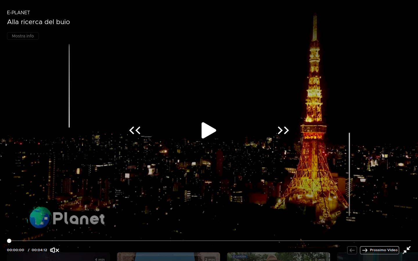 Video "Alla Ricerca del buio" della trasmissione E-PLANET in onda il 26 ottobre 2025 su Italia 1 - Credits: Mediaset Infinity