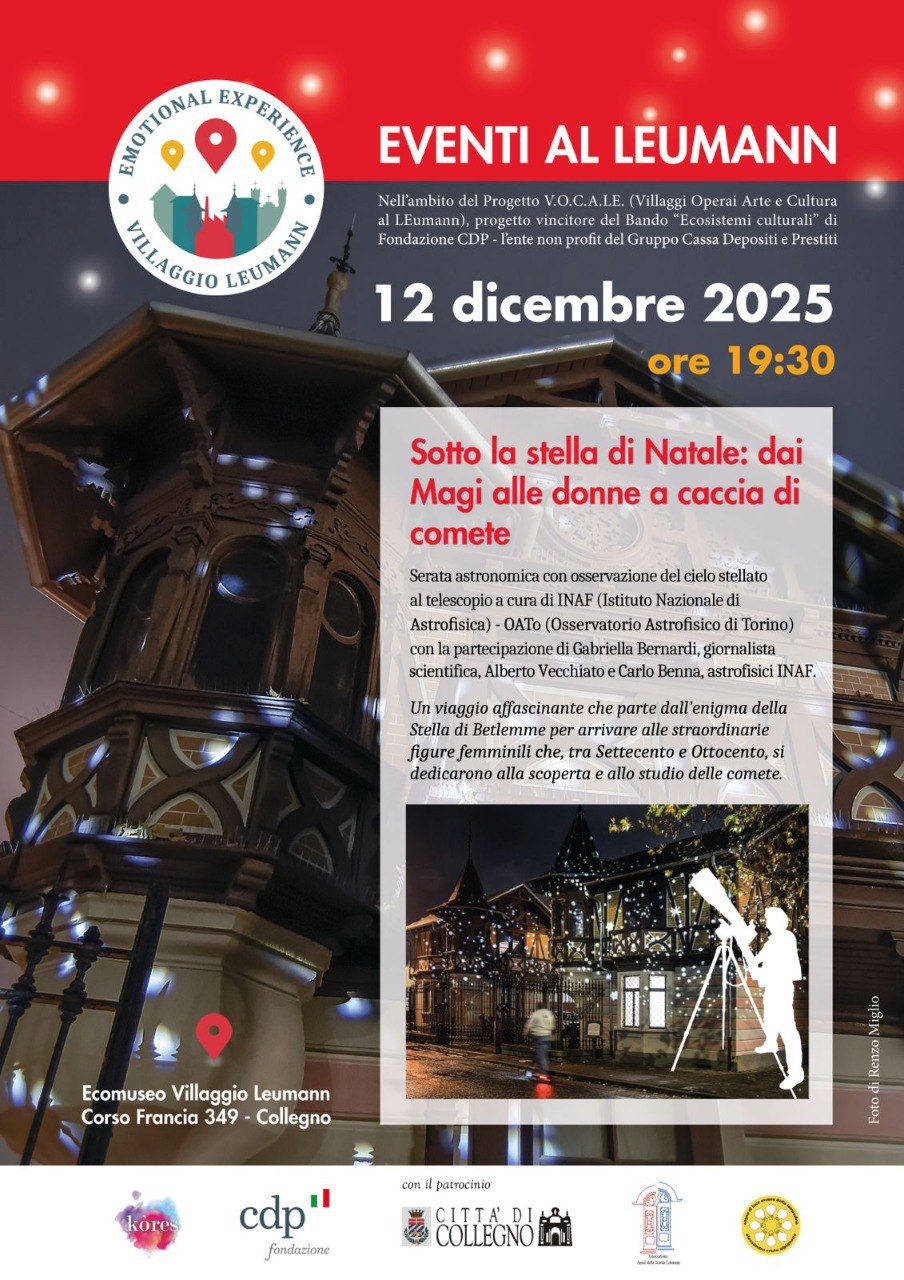 locandina evento al Villaggio Leumann
