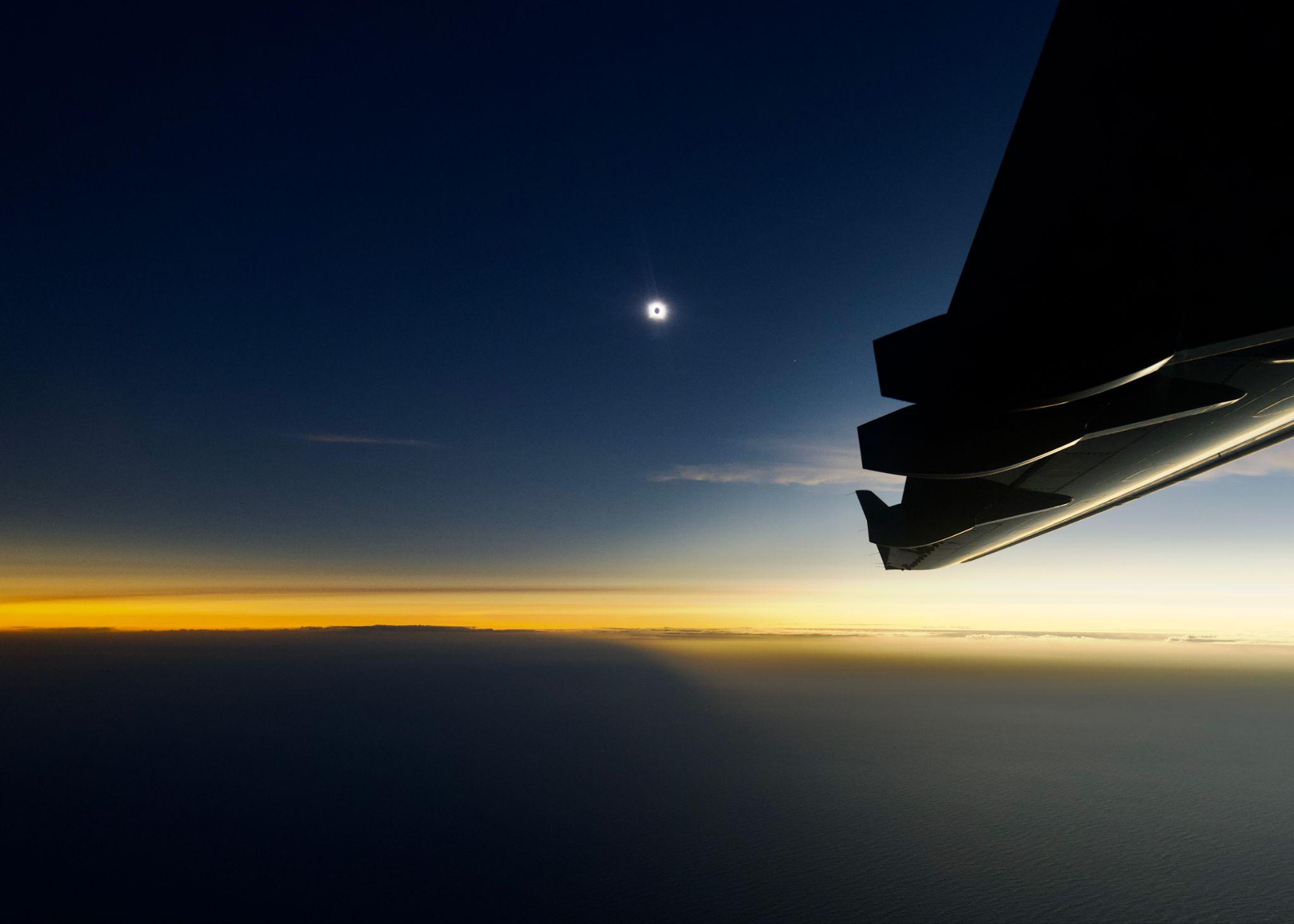 Eclisse totale solare 2026 - volo con Irish Air Corps